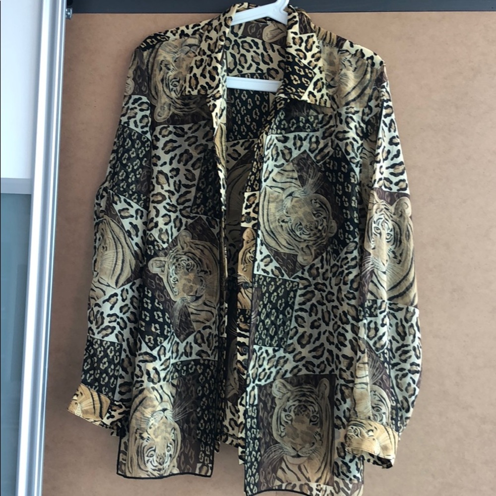 Leopard blouse - Picture 2 of 2
